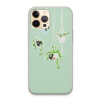 Hang In There: iPhone 13 Pro Max Transparant Hoesje