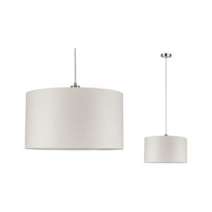 Paulmann Tessa 70924 Hanglamp LED E27 60 W Crème, RVS (geborsteld)