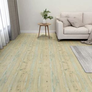 VidaXL Vloerplanken 20 st zelfklevend 1,86 m² pvc lichtbruin