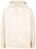 Supreme hoodie à logo orné de perles - Blanc