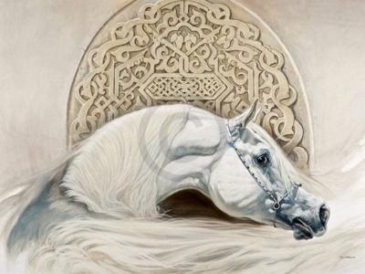 Kunstdruk Renato Casaro - Arabian Pride 80x60cm Kunstdruk Renato Casaro - Arabian Pride 80x60cm