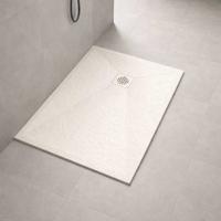 Douchebak BWS Stonelle Antislip Composiet 90x140x3 cm Inkortbaar Beige