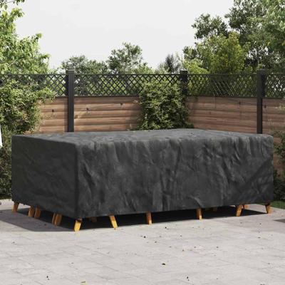Hoes voor tuinmeubelen Zwart 300 x 200 x 90 cm 210D