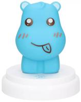 Alecto LED nachtlampje hippo- Blauw