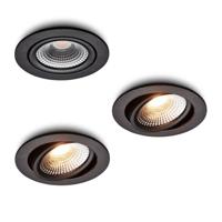LED-inbouwspot Vivaro zwart 1W