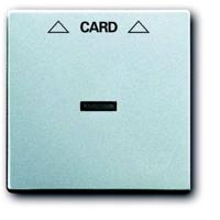 Busch-Jaeger 2CKA001710A3670 Kaart schakelaar Afdekking Future lineair Aluminium, Witaluminium (RAL 9006) 1 stuk(s)