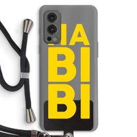 Habibi Blue: OnePlus Nord 2 5G Transparant Hoesje met koord