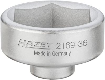 HAZET Oliefitersleutel 2169-36 · 3/8 inch (10 mm) vierkant hol · Buiten-zeskant-profiel · SW 36 mm