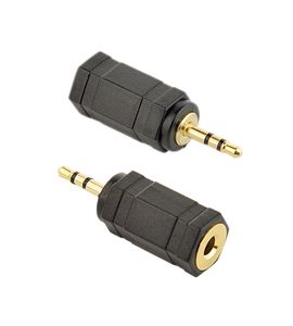 6,35 mm naar 3,5 mm audio-adapterstekker