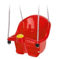 Schommel voor peuters - rood - met touw - Kinderschommels - baby - kunststof