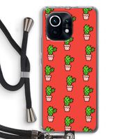 Mini cactus: Xiaomi Mi 11 Transparant Hoesje met koord