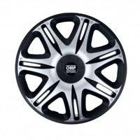 Hubkap OMP OMPS07031312 Zilverkleurig Zwart 13"