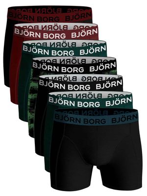 Björn Borg - Ess. Cotton Shorts - 7 pack - MP003, Maat:L