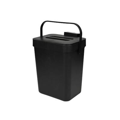 Benson GFT afvalbak - zwart - 3L - afsluitbaar - 16 x 13 x 21 cm?