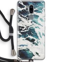 Golven: LG G7 Thinq Transparant Hoesje met koord