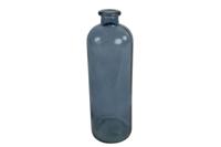 Fles Dawn glas ro 11x11x33 cm blauw Countryfield - Countryfield