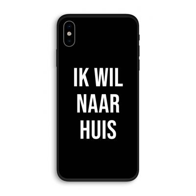 Ik wil naar huis - Zwart: iPhone XS Biologisch afbreekbaar hoesje