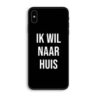 Ik wil naar huis - Zwart: iPhone XS Biologisch afbreekbaar hoesje