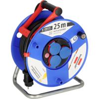 Brennenstuhl 1208440 Kabelhaspel 25.00 m Zwart Randaarde stekker