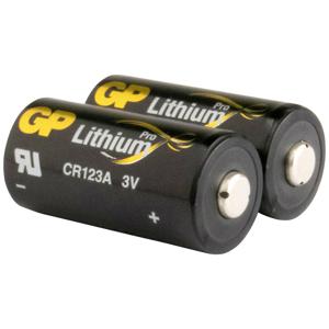 GP Batteries GPCR123APRO476C2 CR123A Fotobatterij Lithium 1400 mAh 3 V 2 stuk(s)