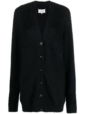 Maison Margiela cardigan Piled à col v - Noir