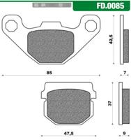 Newfren Remblokset FD0085 Buxy-RS / Squab