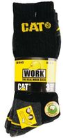 CAT CAT Werk Sokken 3 Paar | Zwart/Grijs 96 | Maat 46-50 - 11.030.026.47 - 11.030.026.47