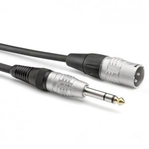 Sommer Cable HBP-XM6S-0090 Audio Adapterkabel [1x XLR-stekker 3-polig - 1x Jackplug male 6,3 mm (mono)] 0.90 m Zwart