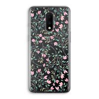 Sierlijke bloemen: OnePlus 7 Transparant Hoesje