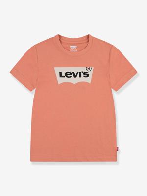 Batwing LEVI'S t-shirt voor kinderen met korte mouwen sinaasappel