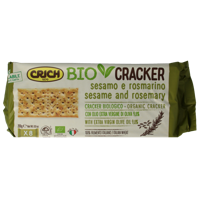 Crackers sesam rozemarijn bio 250 Gram