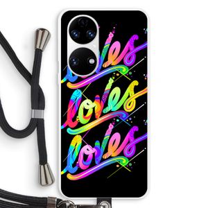 Loves: Huawei P50 Transparant Hoesje met koord