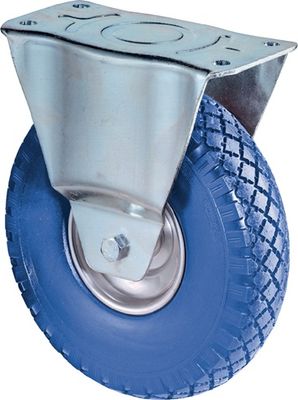 BS Rollen Bokwiel | 260 mm 160 kg | polyurethaan | 230 x 125 mm staal | 1 stuk - L410.C91.262 L410.C91.262