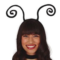Verkleed diadeem vlinder/insect sprieten - zwart - meisjes/dames - Carnaval Verkleed diadeem vlinder/insect sprieten - zwart - meisjes/dames - Carnaval