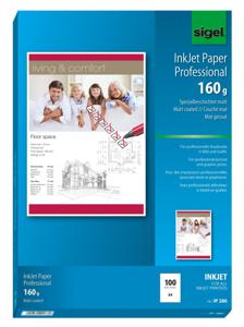 Sigel Inkjet Paper Professional IP286 Inkjet printpapier DIN A4 160 g/m² 100 vellen Helderwit