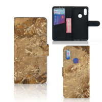 Xiaomi Redmi 7 Bookcase Marmer Creme - thumbnail