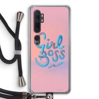 Girl boss: Xiaomi Mi Note 10 Transparant Hoesje met koord