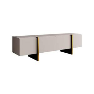 Meubella TV-Meubel Kelton - Beige - Goud - 180 cm