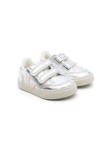 VEJA Kids baskets V-12 ChromeFree en cuir - Argent