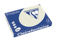 Clairefontaine Trophée Pastel, gekleurd papier, A3, 80 g, 500 vel, parelgrijs - thumbnail