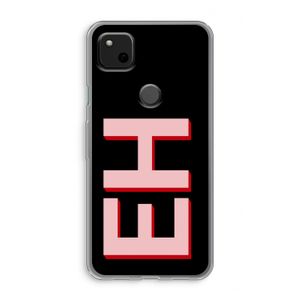 Monogram: Google Pixel 4a Transparant Hoesje