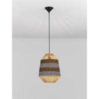 Lyora Rotan hanglampCopos blauw met bruin - 9586609