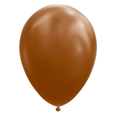 Globos Ballonnen bruin, 30cm, 10st.