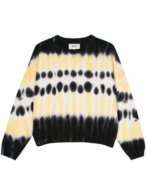 Ba&Sh Trui met tie-dye print - Geel