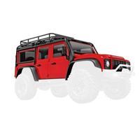 Traxxas TRX-9712-RED Crawler-body TRX-4M Defender, rot