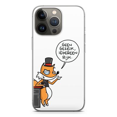 Geen Gezeik: iPhone 13 Pro Transparant Hoesje