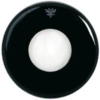 Remo ES-1022-CH Ebony Ambassador 22 inch bassdrumvel met gat