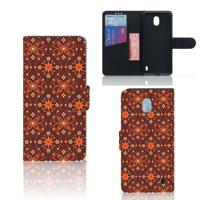 Nokia 1 Plus | Telefoon Hoesje | Batik Brown