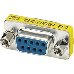 Phoenix Contact Adapter Serieel, Parallel [1x D-sub bus 9-polig - 1x D-sub bus 9-polig] Geel