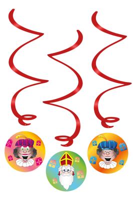 Swirl Decoratie Welkom Sint en Piet (3st)